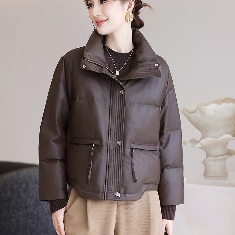 2025冬季新款真皮羽绒服