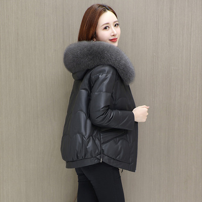 海宁真皮羽绒服皮衣女2025年冬