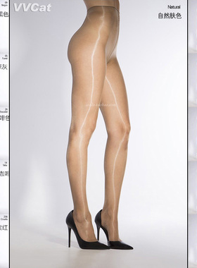 西班牙CdR Eterno 15D透明缎感珠光油亮无腰边连裤袜进口防勾丝袜