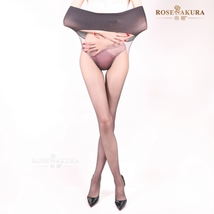 RK高腰深裆无缝哑光天鹅绒丝袜5D超薄磨皮柔情无痕男女大码 袜 连裤