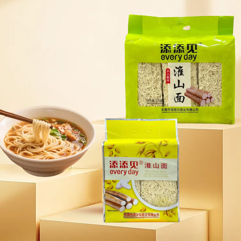 添添见淮山面片非油炸袋包装方便面条早餐面食低脂