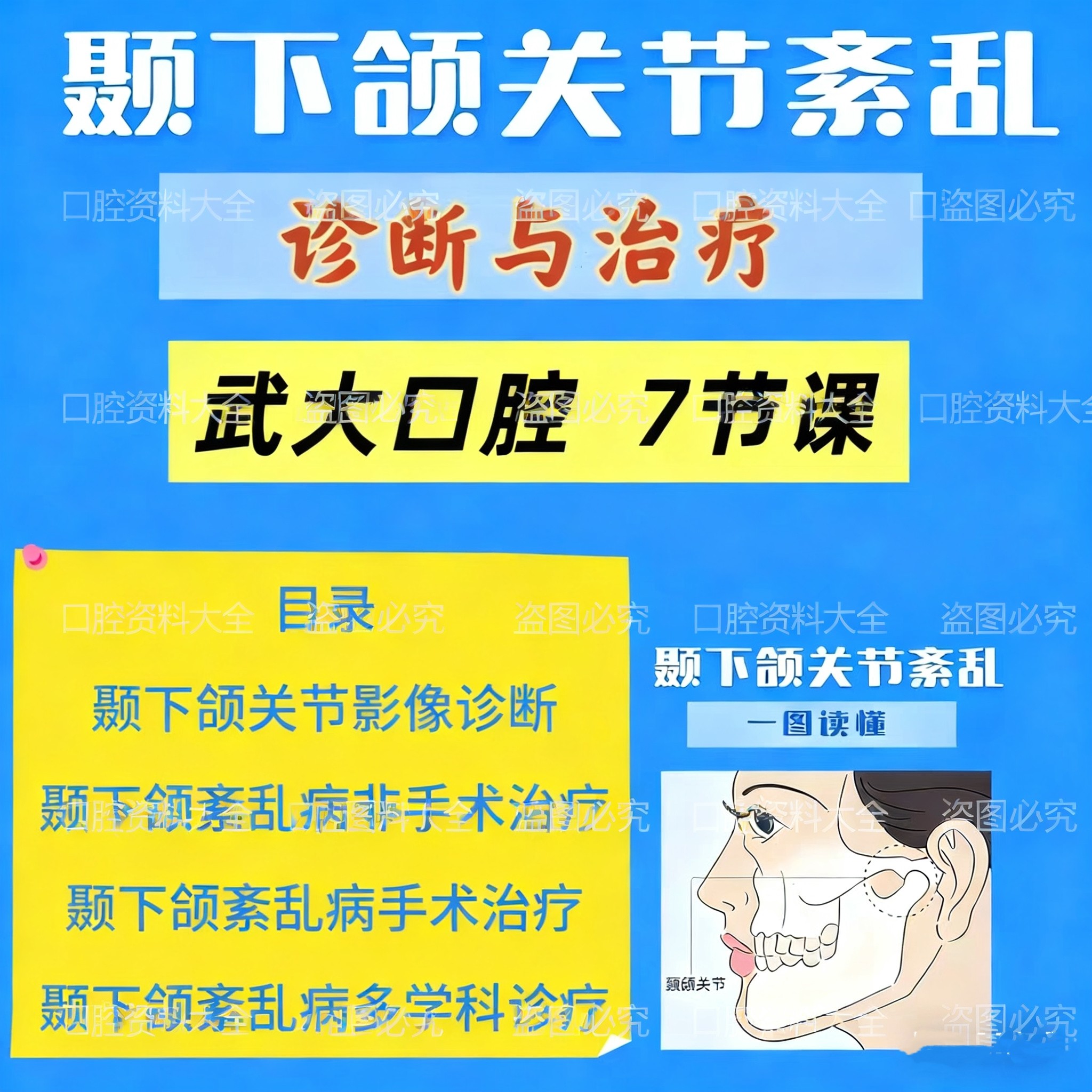 25年新口腔颞下颌关节紊乱合学咬合正畸视频课程合集零基础教学
