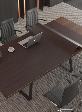 仿木纹办公会议桌桌布防水皮革桌垫办公室桌面垫书桌电脑桌垫子