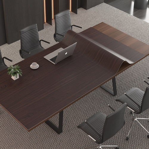 仿木纹办公会议桌桌布防水皮革桌垫办公室桌面垫书桌电脑桌垫子