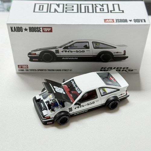 Kaido House& MINIGT丰田AE86改装版街车合金汽车模