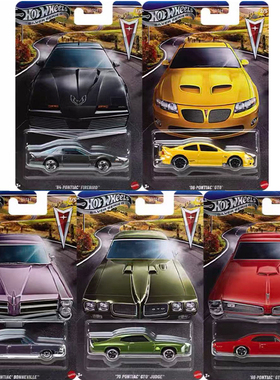 风火轮GRT01庞蒂亚克合金GTO银标火鸟车模型高级普卡男生礼物