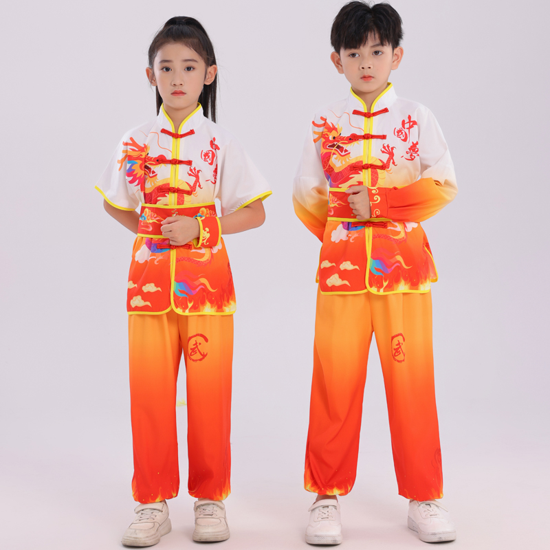 儿童武术演出服太极服运会表演服