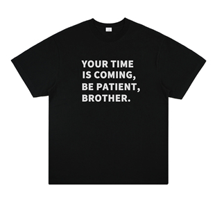 纯棉印花短袖 Believe T恤 vintage英文标语个性 美式 yourself