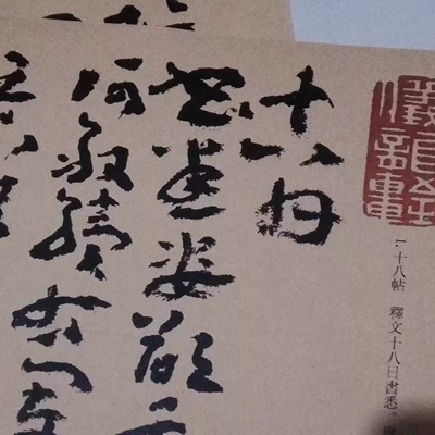 王蘧常十八帖章草书法练字帖 书法教学临摹练习专用超值热卖