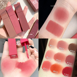 into 轻雾印色持色唇釉哑光唇泥裸郁金香粉嫩妹色intoyou you新品