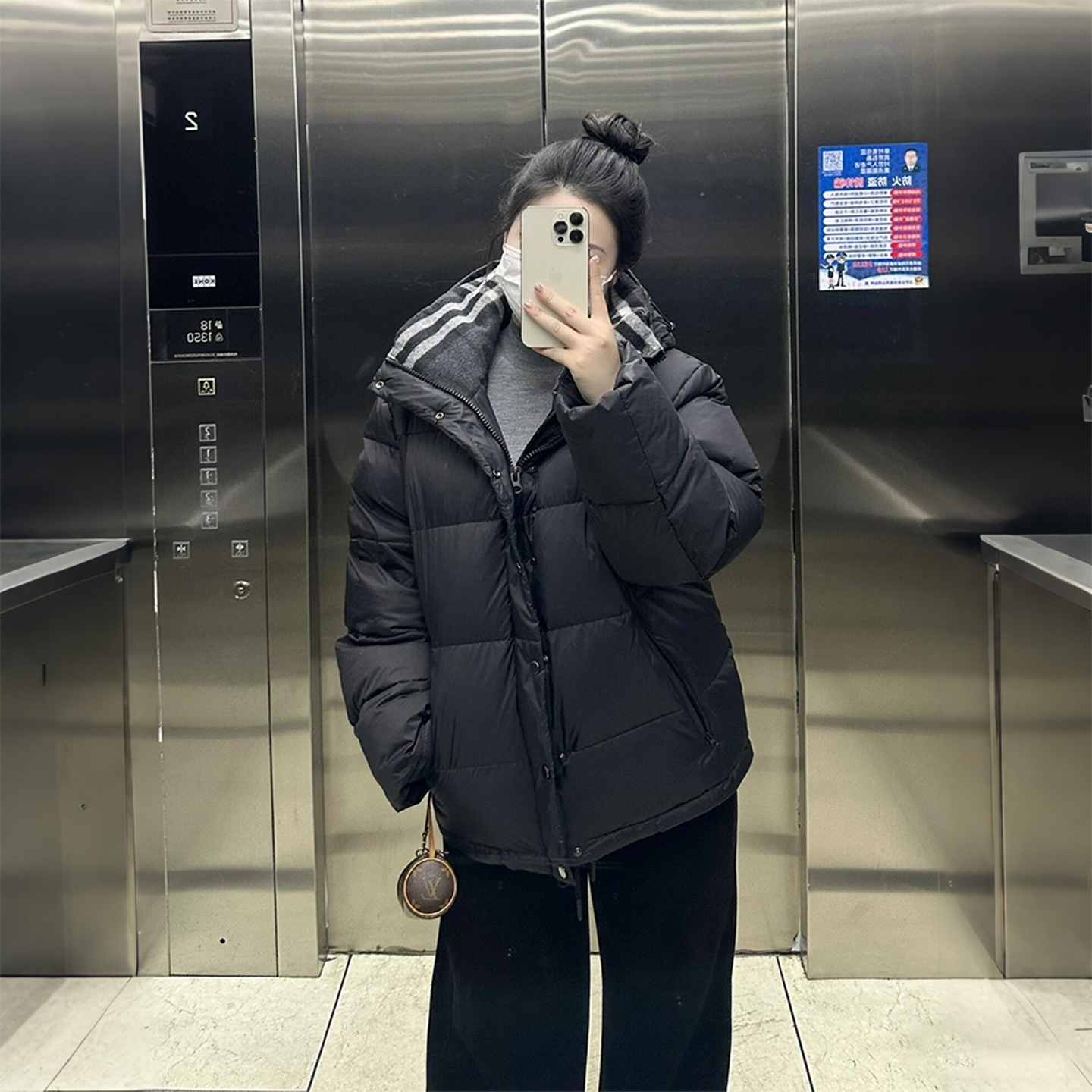 特大码女加厚保暖显瘦面包棉服