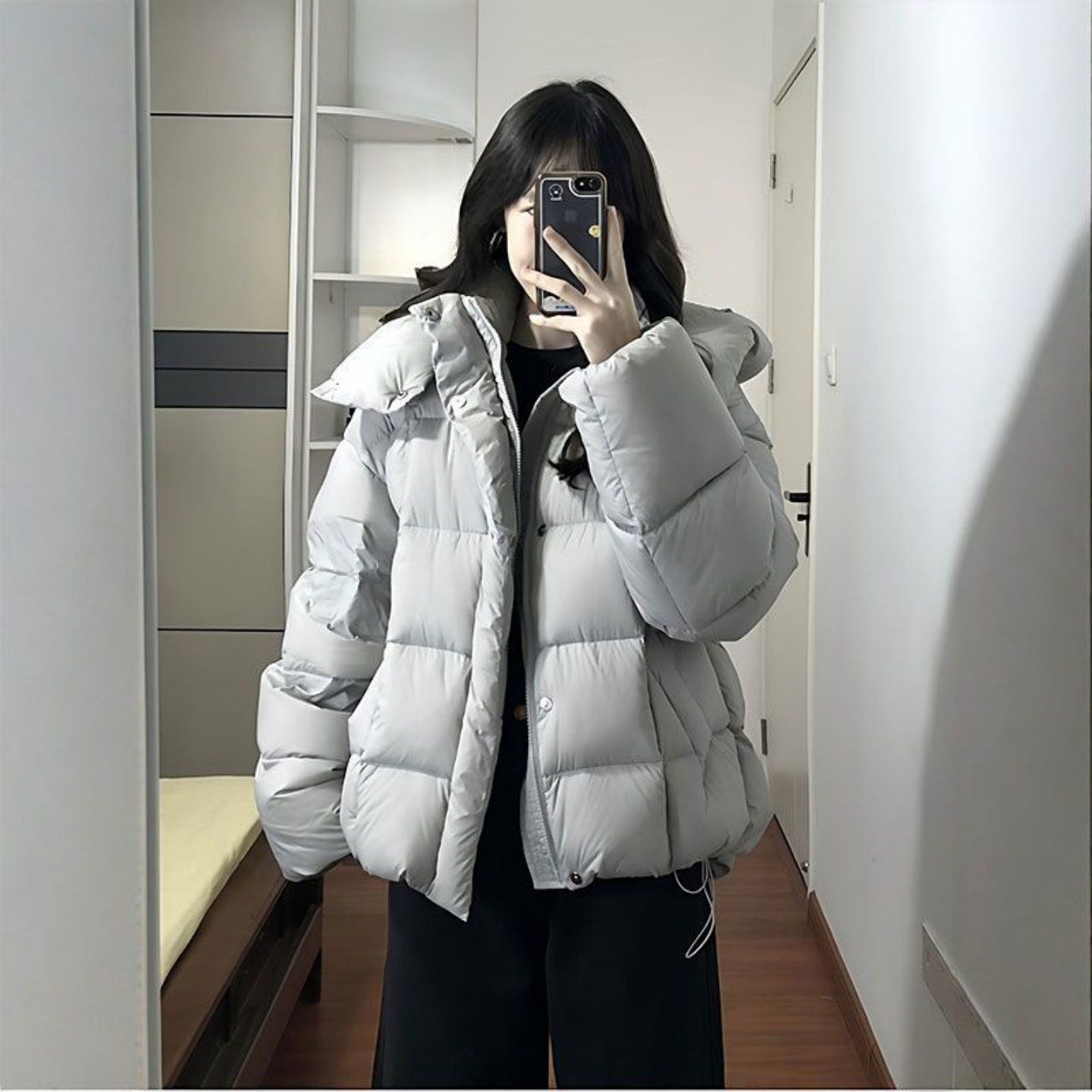 特大码女装胖mm韩版设计感面包棉服女加厚保暖百搭连帽棉衣外套潮,女装/女士精品,大码棉服,淘宝优惠券,粉丝福利购,淘宝优惠卷