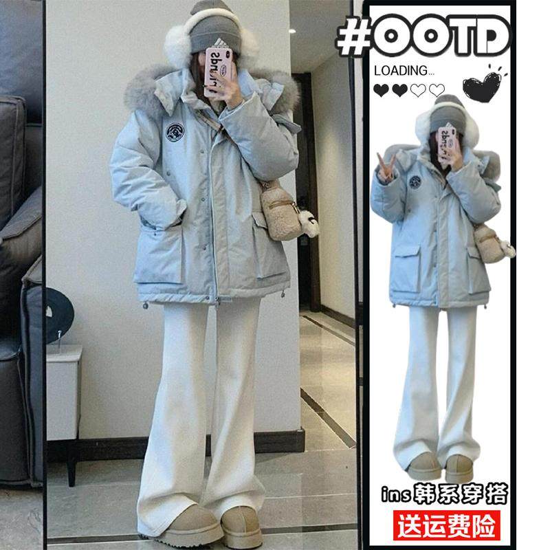 300斤胖mm大码女装工装大毛领棉服女冬季设计感保暖加厚棉袄外套,女装/女士精品,大码棉服,淘宝优惠券,粉丝福利购,淘宝优惠卷