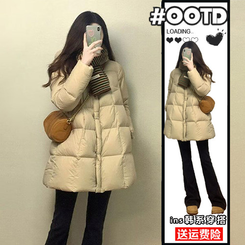 特大码女装韩系加厚保暖面包棉服