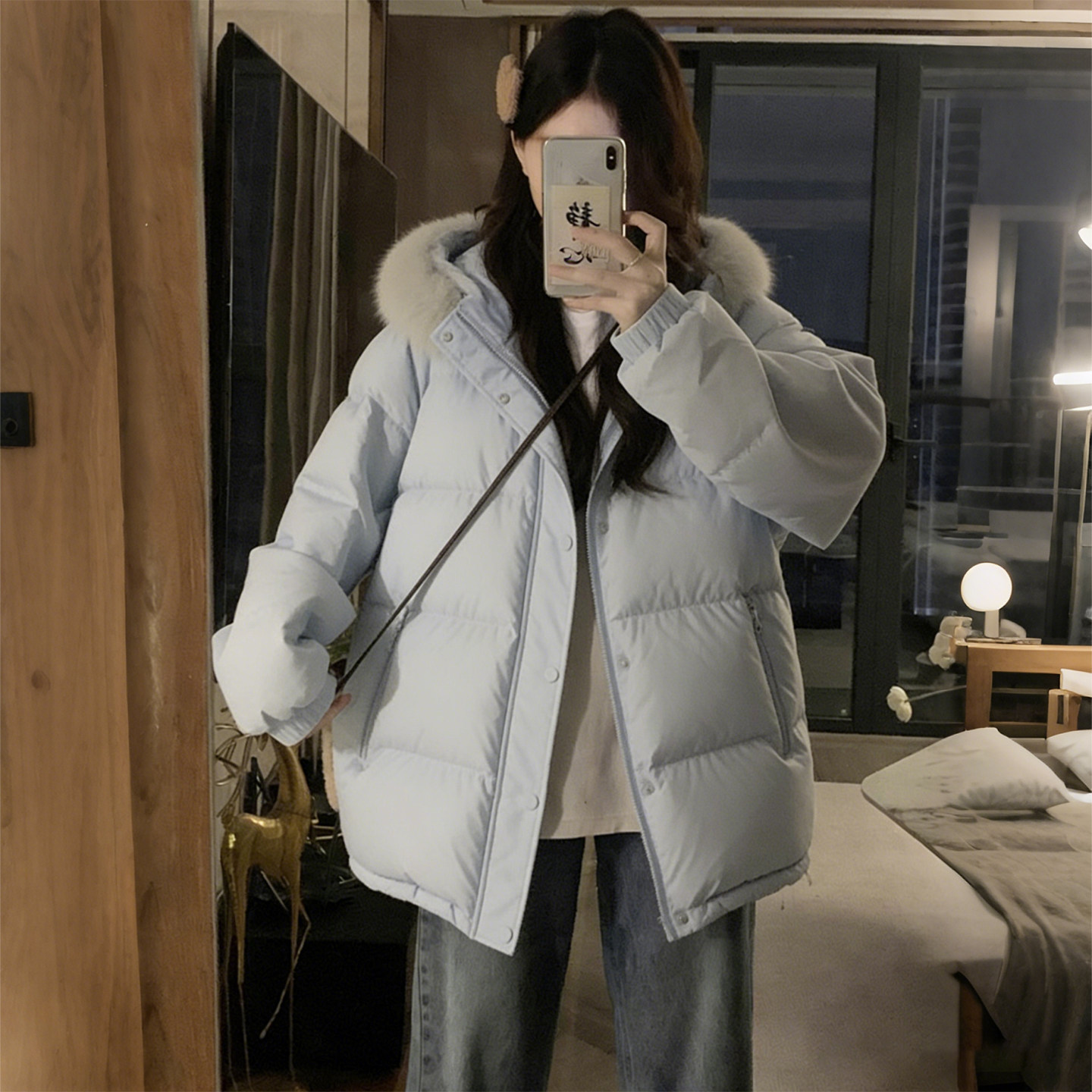 大码女装胖mm毛领连帽面包棉服女冬季加厚保暖宽松显瘦棉衣外套潮,女装/女士精品,大码棉服,淘宝优惠券,粉丝福利购,淘宝优惠卷