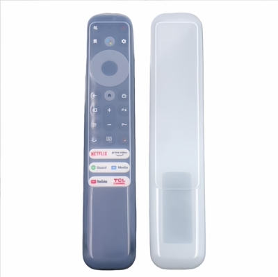 适用TCL电视RC902V遥控器套 透明硅胶套 防尘水防摔摇控板保护套