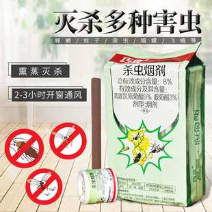 巧攻杀虫烟剂灭蟑螂小强蜚蠊蚊蝇蜘蛛蜂 烟雾熏片家用非无毒室内