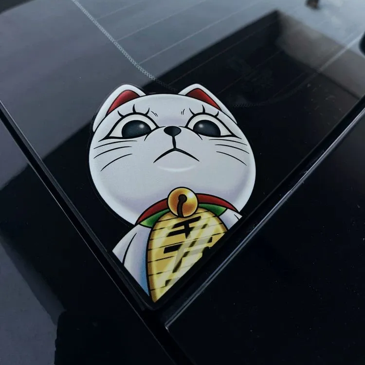 汽车车贴风挡贴防水防晒招财猫贴