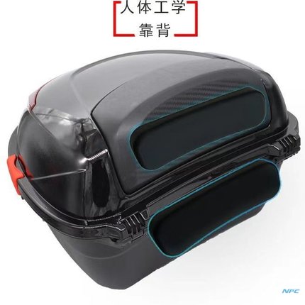电动车靠背垫爱玛雅迪电瓶车加大款靠背尾箱垫摩托车尾箱改装配件