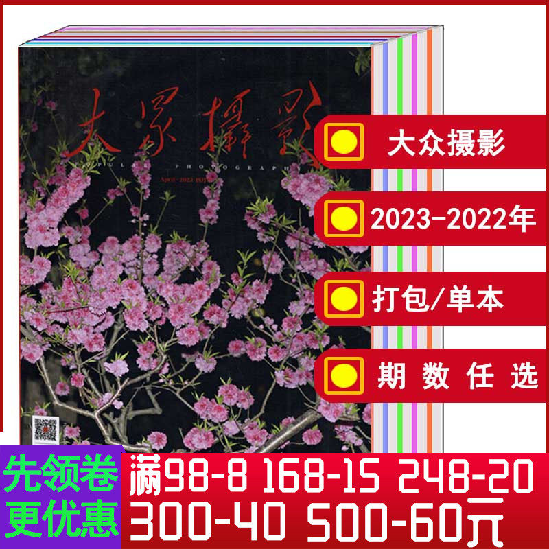【全年/打包】大众摄影杂志2022/2023年1/2/3/4/5/6/7/8/9/10/11/12月/2021年【可选】 艺术人像拍照摄影摄像技术期刊书脊属于什么档次？