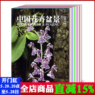 12月上下 风景园林花卉盆景期刊 2015 中国花卉盆景杂志2017 共20本打包 2016年1 2014年 可选