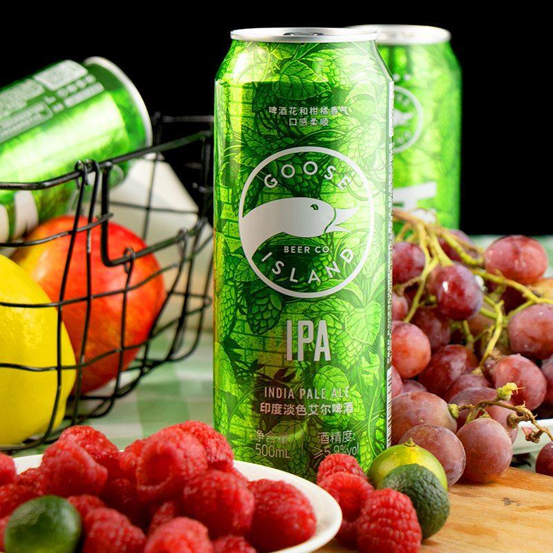 国产鹅岛IPA啤酒印度淡色艾尔啤酒啤酒500ml*18听装鹅岛