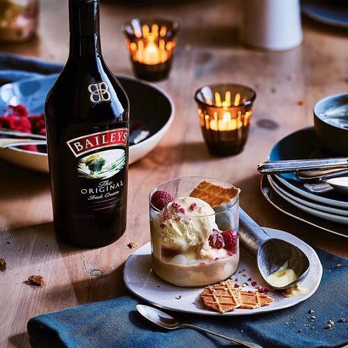 Baileys 百利甜原味奶油利口酒 500ml 洋酒鸡尾酒烘焙调配甜酒