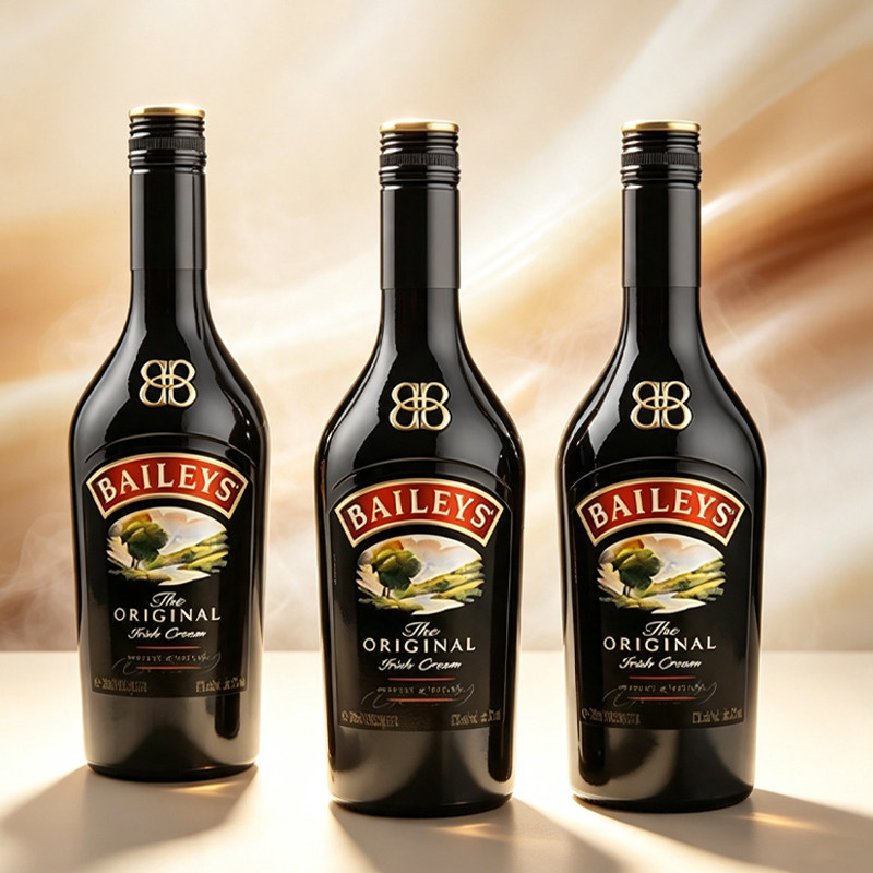 洋酒 百利甜酒 爱尔兰 BAILEYS 奶油力娇酒巧克力酒 500ml*2/3瓶图片