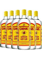 Gin Gin LONDON DRY Gin 750ml Gordon 6 bottles thumbnail 2