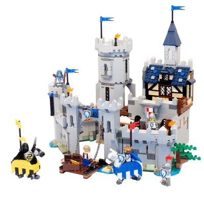 【YOYO】乐高城堡人仔31168中世纪城堡杀肉 益智积木玩具10305