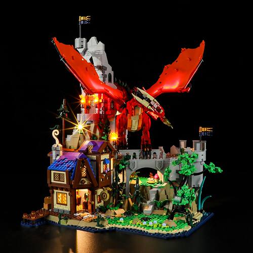 【YOYO】乐高LEGO龙与地下城21348中古风城堡建筑拼装积木玩具