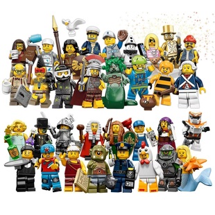 乐高LEGO人仔抽抽乐9季71000第10季71001骑士精灵8831蜜蜂71002