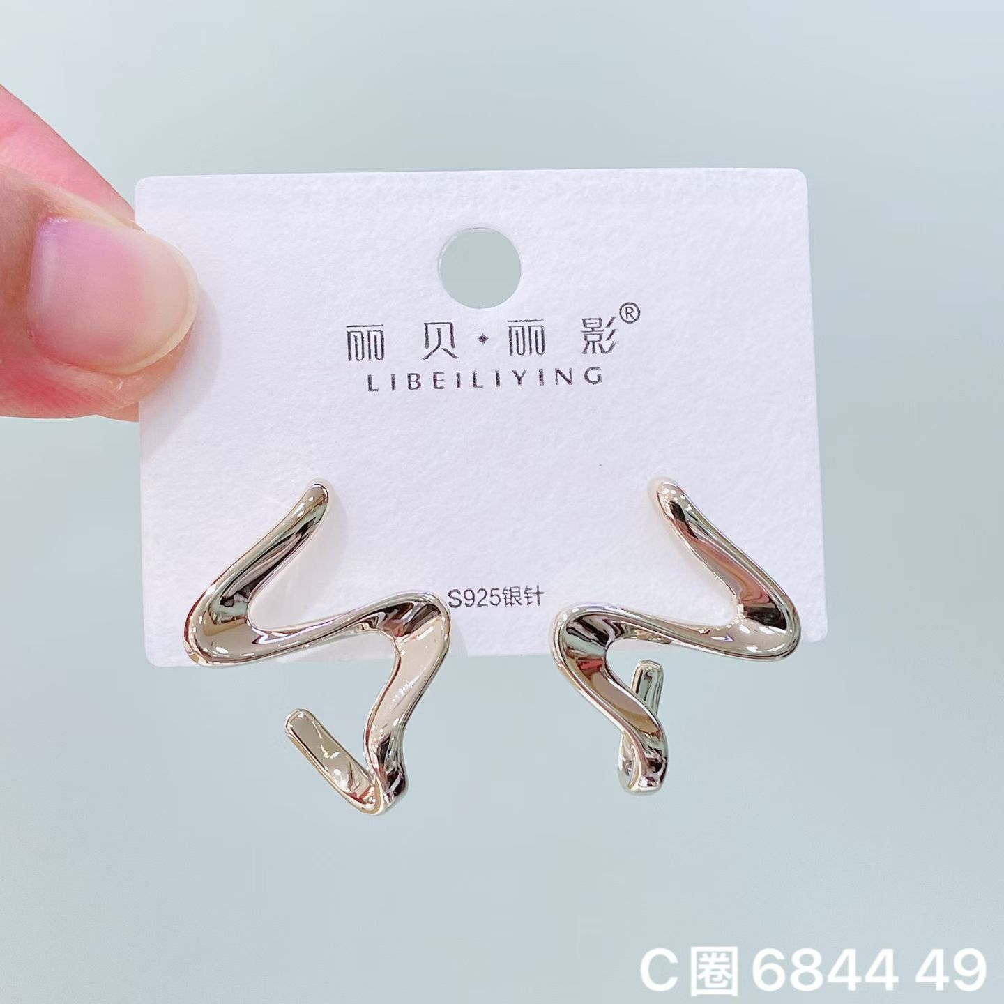 丽系S925银针浅金耳钉｜法式轻奢通勤百搭系列上新