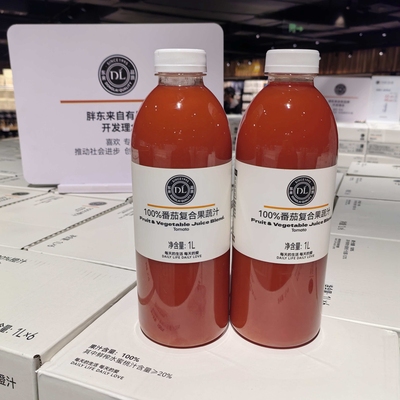 许昌胖东来芒果汁橙汁桃子番茄汁葡萄复合汁东来超市代购官方正品
