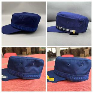 新款消备勤帽带绳户外作训遮阳平顶鸭舌帽训练帽备勤便帽