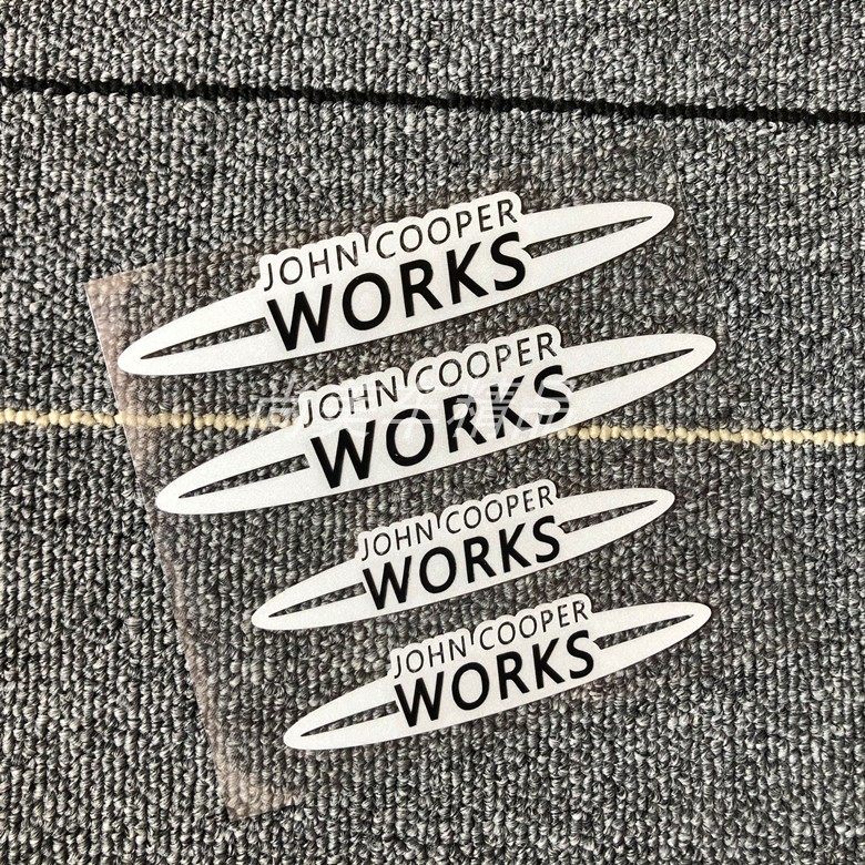 适用于WORKS卡钳贴纸迷你mini卡钳字母贴纸卡钳装饰运动贴耐高温