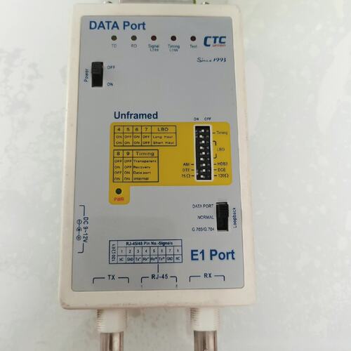议价CTC G703/E1-U非成帧E1协议转换器成色可维修