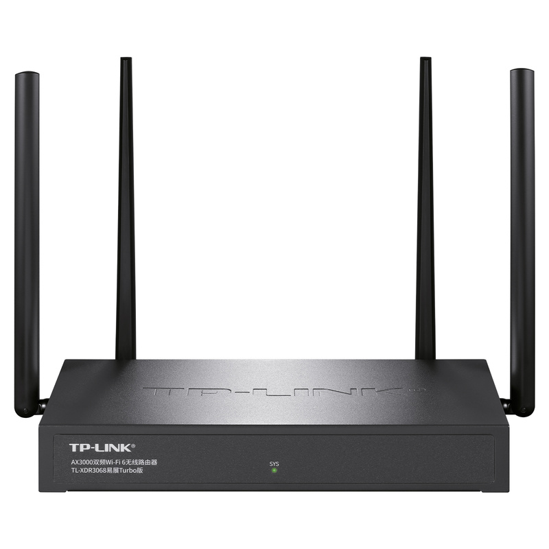 TP-LINK TL-XDR3068易展版AX3000双频wifi6远程管理钢壳千兆口4LAN口多WAN带宽壁挂链路聚合IPTV无线路由器