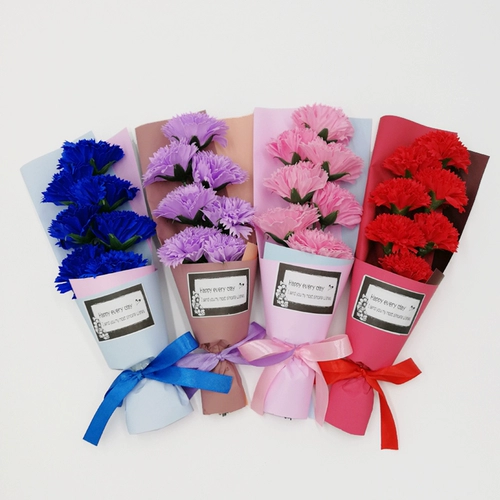 Мыло с розой в составе на день Святого Валентина на день матери, подарок на день рождения