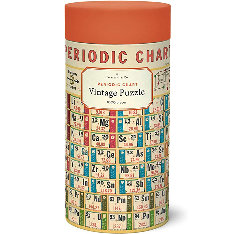 Cavallini纸质拼图元素周期表