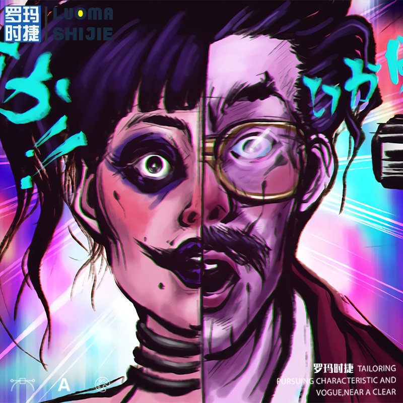 纯棉 落肩款 40支棉 超薄印花 来图定制