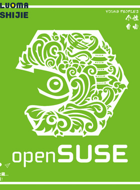 男t恤短袖ins潮牌 OpenSUSE编程源代码Linux程序员男短袖t恤 潮流