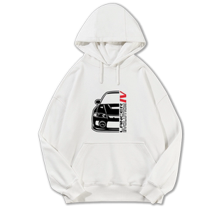 Lancer Evolution汽车文化卫衣男连帽加绒 信仰神车三菱EVO卫衣男
