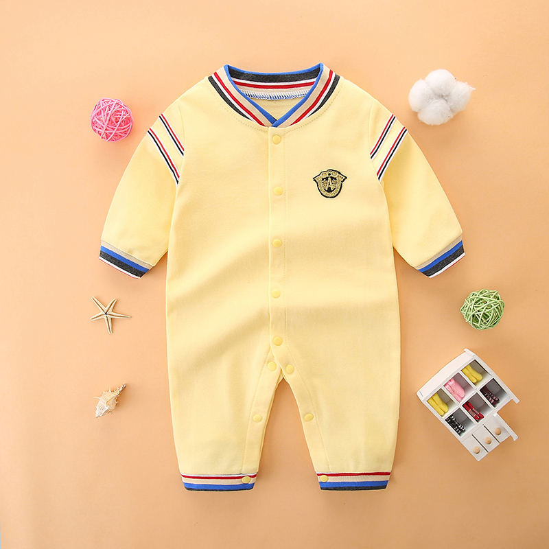 新生婴儿连体衣春装薄款