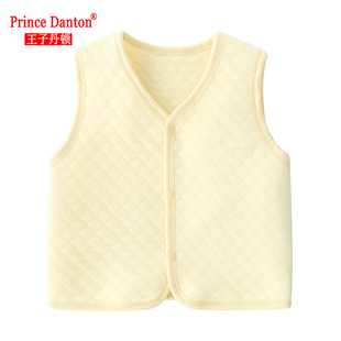 儿童衣服男女童宝宝马甲婴儿夹棉春秋上衣0-2岁空气棉保暖背心