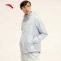 Anta jacket nam 2019 mùa thu mới trang web chính thức dây kéo trùm đầu áo thể thao thủy triều áo khoác nam - Áo gió thể thao áo gió