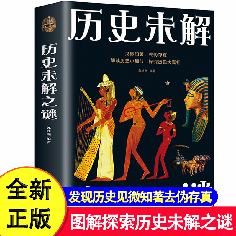 历史未解之谜正版金字塔古罗马埃及希腊智慧之谜探究历史真相书籍谜底层层揭开真相娓娓道来深入解读中外历史书籍Z