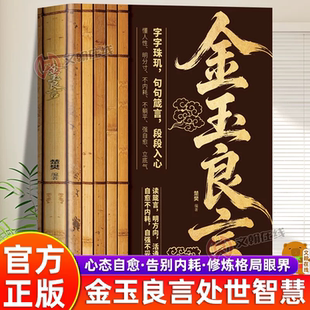 【官方正版】金玉良言正版书籍 人间清醒指南 处世智慧名言 一句顶一万句 人生励志文案X