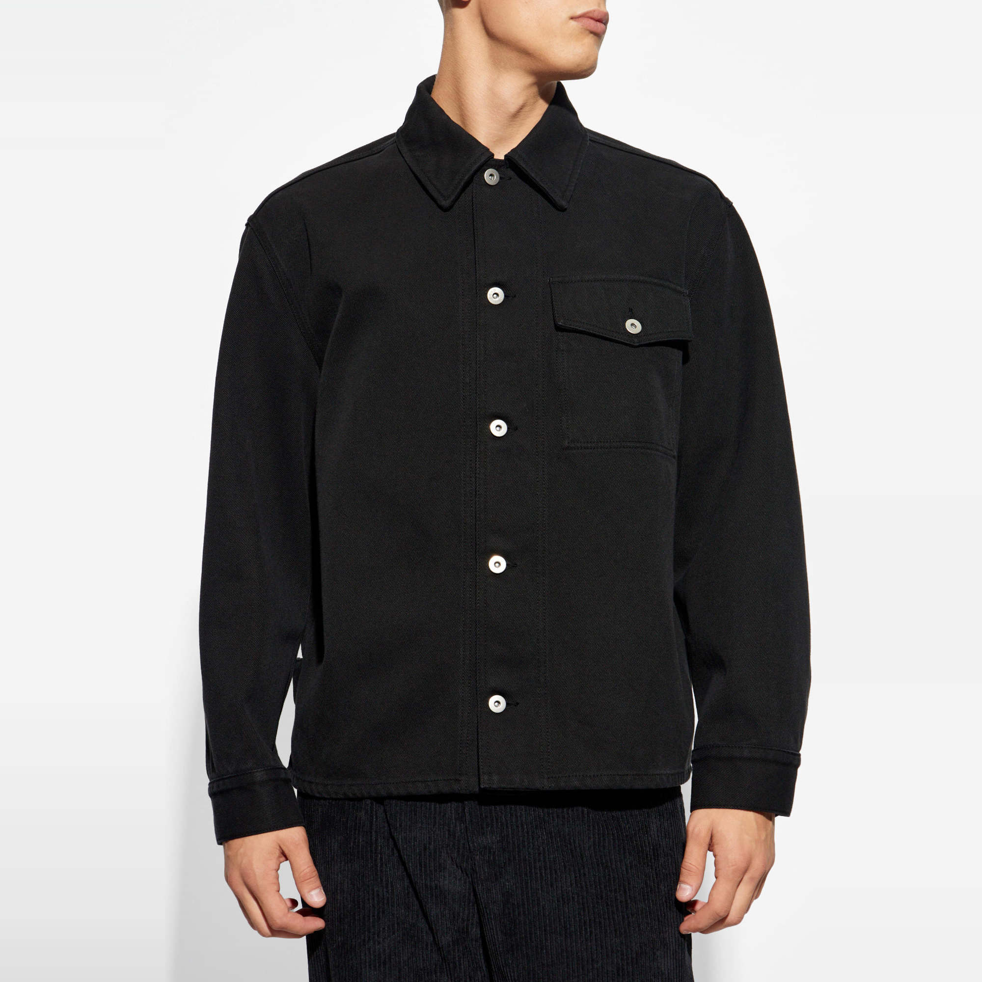 纯元 英式经典 2025男士 背身战马大刺绣 带口袋翻领牛仔夹克外套