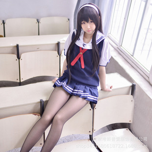 动漫路人女主的养成方法霞之丘诗羽cos服漫展万圣节cosplay服装